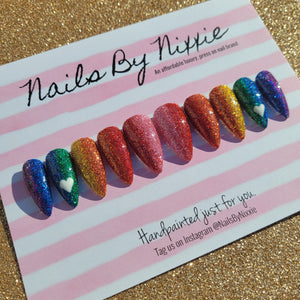 The Love Is Love nail set