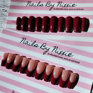 Sangria Duo - Two Press on nail sets