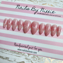 Load image into Gallery viewer, Rose Quartz press on nail set
