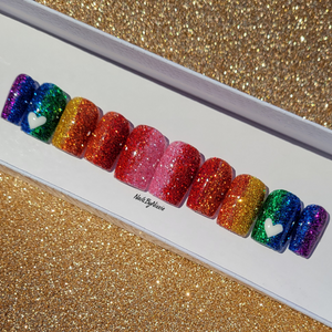 The Love Is Love nail set