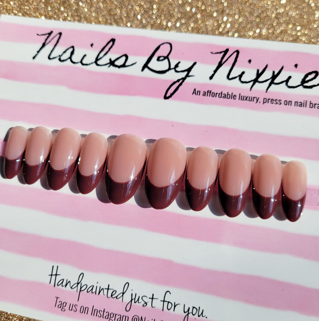 Dipped In Chocolate nail set